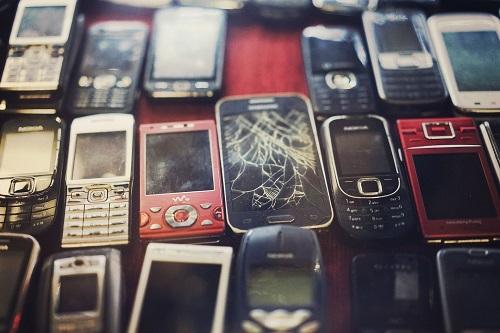 Broken mobile phones